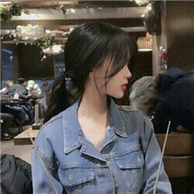  女生头像伤感孤独侧面侧颜气质美女图片头像