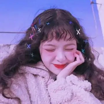  温暖治愈系女生头像笑起来很甜美的女生头像,女生头像图片