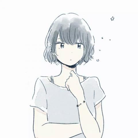  萌系可爱情头动漫一男一女很火软萌情头一左一右