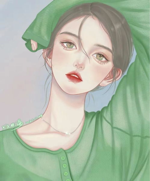  好看唯美小清新插画女生动漫头像