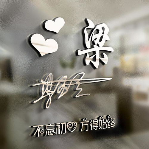  2020个性大气3d商务签名头像,高端大气专属姓氏头像,请查收