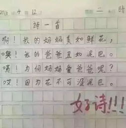  这5篇小学生作文太搞笑了,爸妈等我混合双打