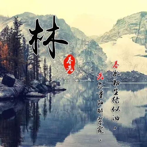 古风唯美姓氏头像艺术签