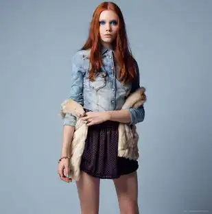  西方风味红发美女sonia青春休闲风格人像