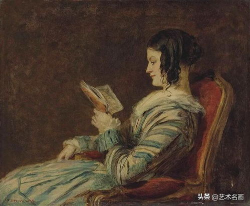  古典优雅精致的英国人物油画︱威廉鲍威尔弗里斯绘画作品