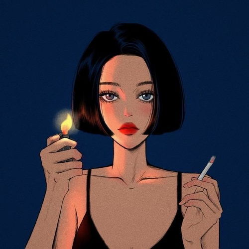 型男头像卡通霸气女生