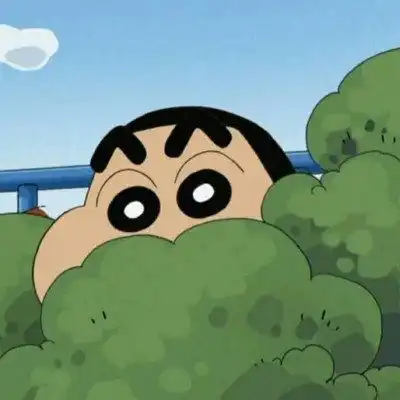  蜡笔小新情侣头像一左一右可爱超萌高清蜡笔小新情头一对