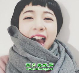  二次元真人版短发图片超萌感觉女生最爱