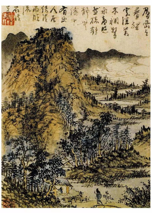 微信头像山水画图片山水