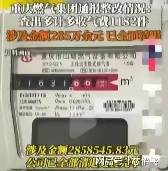  重磅罚单出炉央媒全国通报重庆燃气已退费280万元多收费用