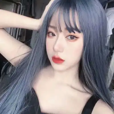  女生霸气彩色头发头像,标准美女是否喜欢呢