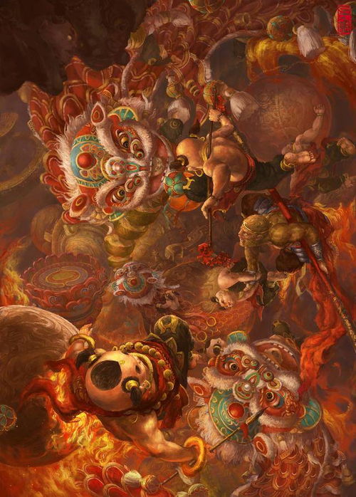  大气磅礴,暗黑魔幻,徐子晖西游齐天系列插画全套,值得收藏