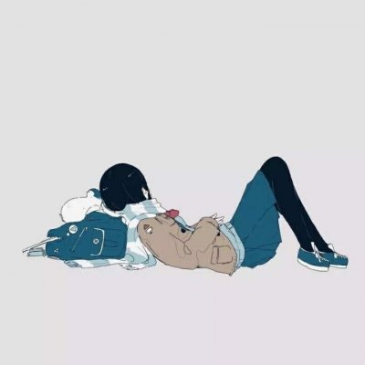  动漫背影头像女生,高清孤独抑郁的图片动漫女生背影头像