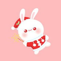  粉色小兔子卡通头像微信头像图片大全