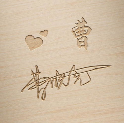  用你的姓氏和名字刻在木板上,留下你的名字,我来设计