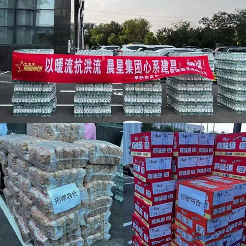  闻汛而动阜新晨星集团驰援建昌县