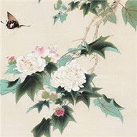  花开淡墨痕中国风水墨花头像