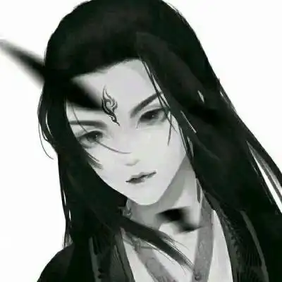  男系古风高冷头像黑白高清古风孤独男头像二次元