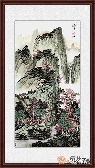  进门玄关装饰画挂什么好好风.水这几幅画就够