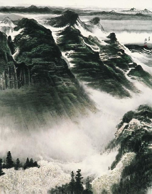  宇宙意识与诗意情怀我读许钦松先生的山水画