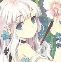  白色的女生动漫图片,要当头像,好看一点啦