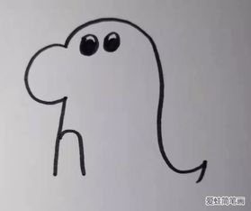  小恐龙简笔画