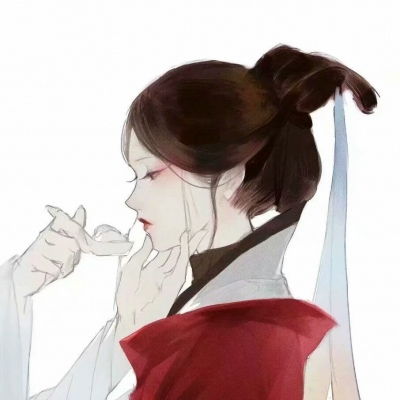  念动漫卡通手绘女生头像