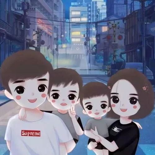 亲子头像一家三口
