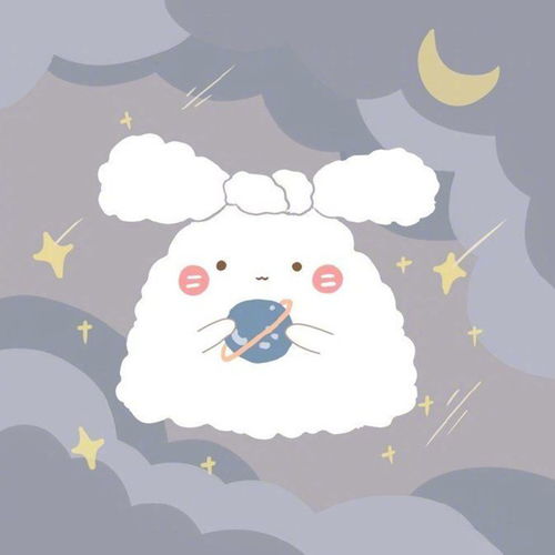 卡通兔子头像超萌可爱动