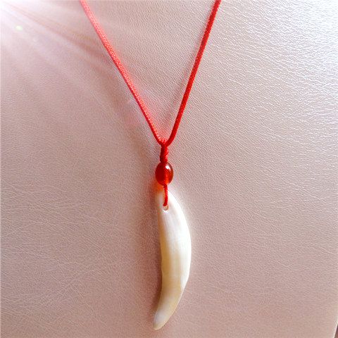  开光辟邪铜钱吊坠黑狗牙吊坠红绳项链男女饰品成人宝宝辟邪转运