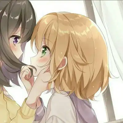  闺蜜头像动漫两张动漫闺蜜二人图片配对