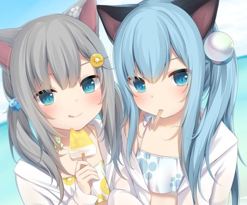 孤独黑暗的猫头像萝莉