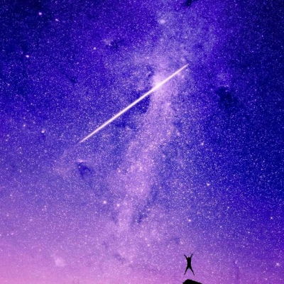  星空背景图浪漫星空美丽夜景