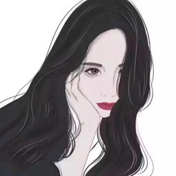 御姐专用黑白头像漫画扣