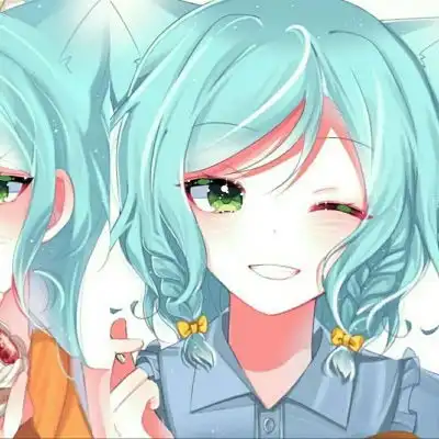  闺蜜头像动漫两张动漫闺蜜二人图片配对