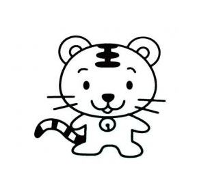 动物头像大全简笔画老虎