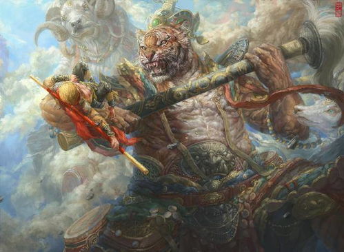  大气磅礴,暗黑魔幻,徐子晖西游齐天系列插画全套,值得收藏