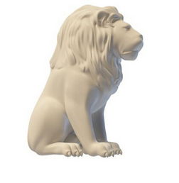  狮子3d雕塑模型设计图下载图片1.56mb其他模型库其它模型