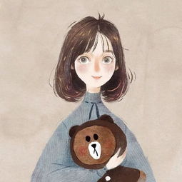  接收好你的新头像来自插画师的小清新插画