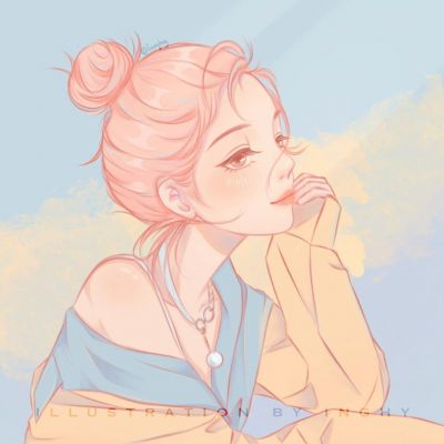  阿倾手绘可爱女生头像希望我们卡通动漫头像我要个性网