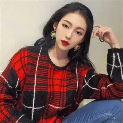  红色系女生头像冷艳和可爱系的,喜欢红色女头必看