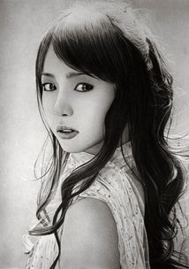 写实素描头像图片铅笔画