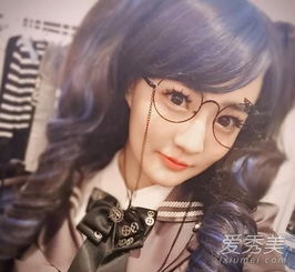  闪光少女徐璐发型二次元齐刘海短发萌萌哒爱秀美