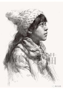  大四开,一比一临摹大咖素描洋光文化峥峥素描ii
