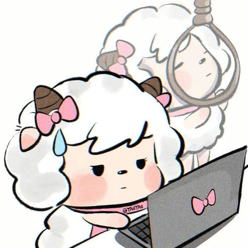  可爱懒羊羊头像