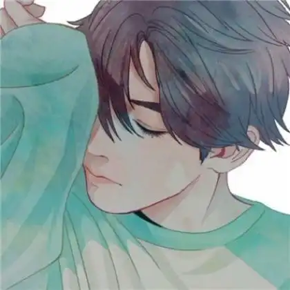  比较个性彩色帅气男生素描头像,也有几张是水彩系的