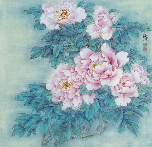  李隆丹国画花鸟作品赏析灵动优雅的视觉审美效果