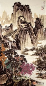  优美走廊装饰画,山水画尽显家居风范