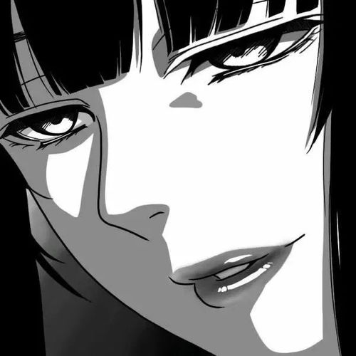 御姐专用黑白头像漫画壁