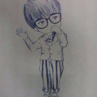  微信头像素描眼镜男微信头像图片大全